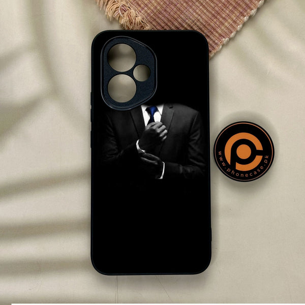 Honor 400 - Black Art Design 1 - Premium Metal Printed Soft Bumper Shock Proof Case