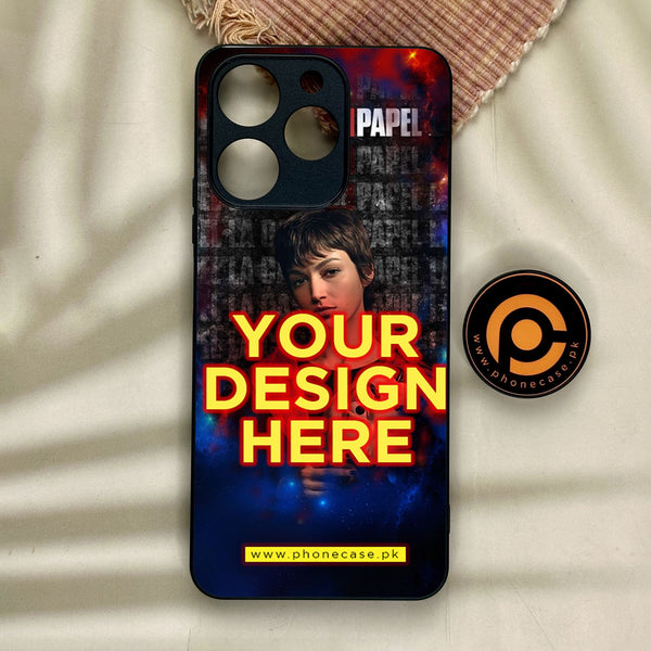 Realme Note 70 - Customize Your Own - Premium Metal Printed Soft Bumper Shock Proof Case