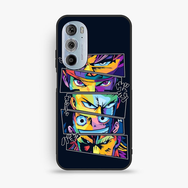 Motorola Edge 30 Pro - Anime 2.0 Design 8 - Premium Metal Printed Soft Bumper Shock Proof Case