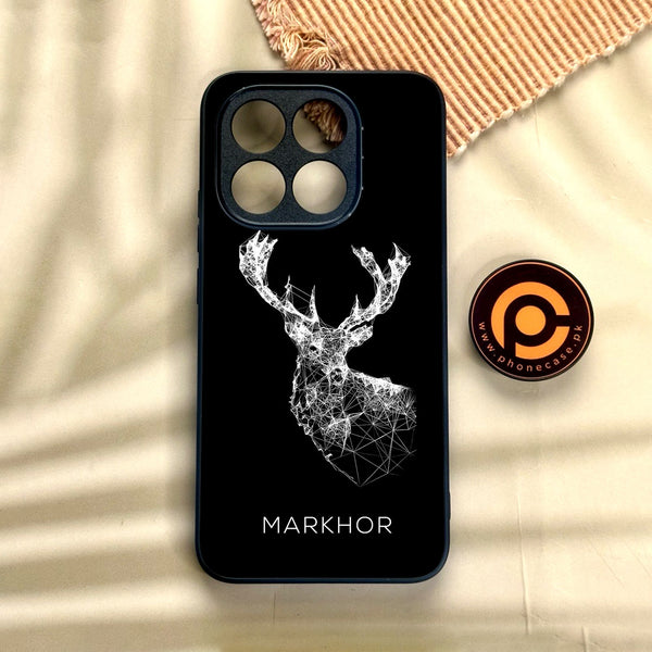 Xiaomi 15T - Markhor Design 4 - Premium Metal Printed Soft Bumper Shock Proof Case