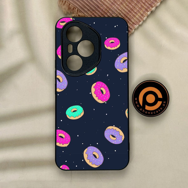 Honor 400 Pro - Colorful Donuts - Premium Metal Printed Soft Bumper Shock Proof Case