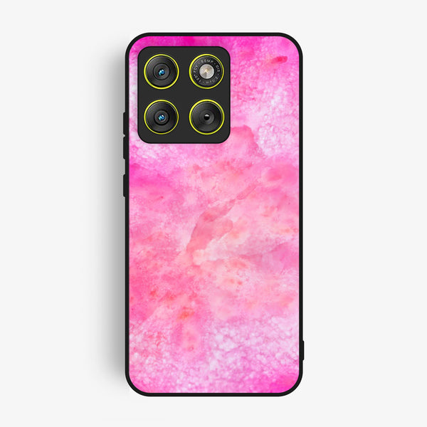 Motorola Edge 70 - Pink Marble 2.0 Design 5 - Premium Metal Printed Soft Bumper Shock Proof Case