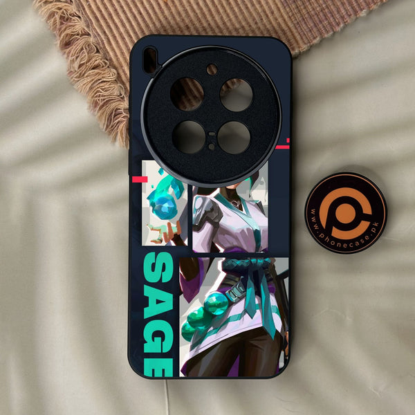 Vivo X300 Pro - Battle-Ready Design 1 - Premium Metal Printed Soft Bumper Shock Proof Case