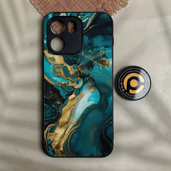 Oneplus Nord Ce 6 - Liquid Marble Design 3 - Premium Metal Printed Soft Bumper Shock Proof Case