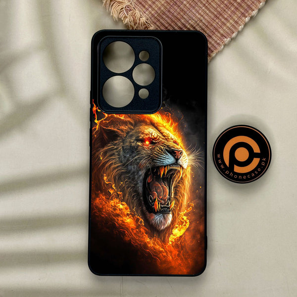 Realme 15 Pro - Tiger 2.0 Design 4 - Premium Metal Printed Soft Bumper Shock Proof Case
