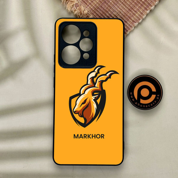 Realme 15 - Markhor Design 7 - Premium Metal Printed Soft Bumper Shock Proof Case