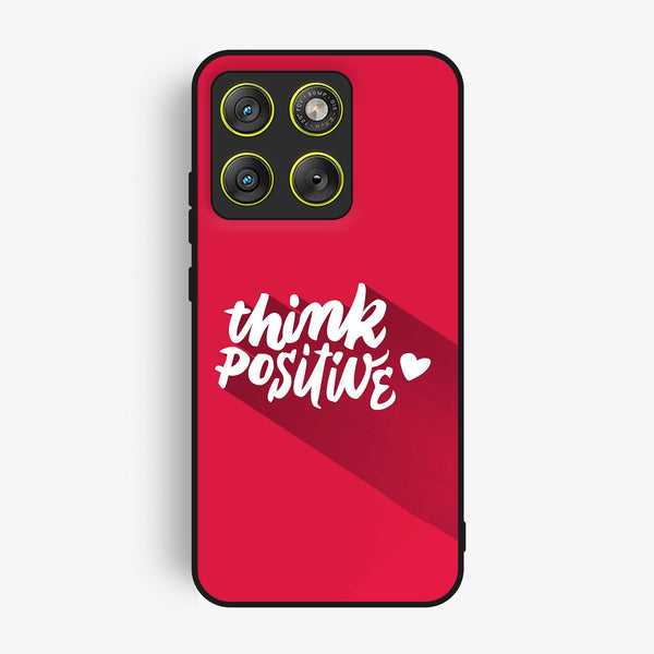 Motorola Edge 70 - Think Positive Design - Premium Metal Printed Soft Bumper Shock Proof Case