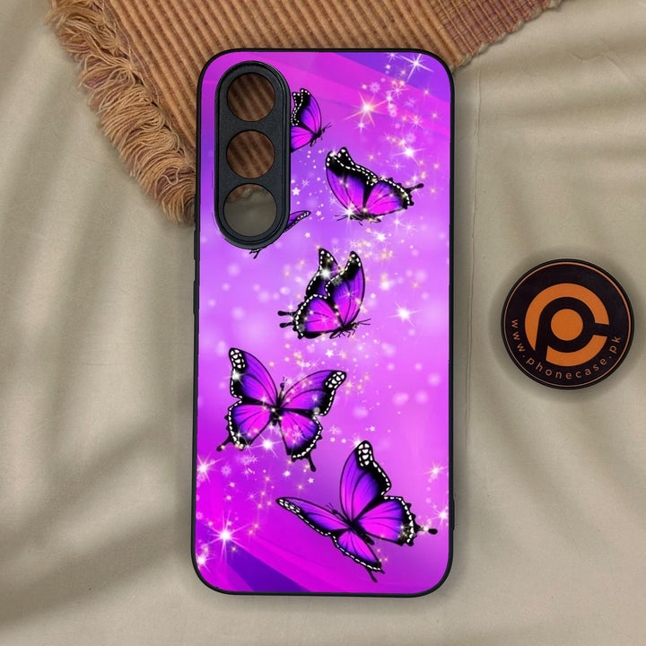 Vivo V70 FE - Butterflies Design 8 - Premium Metal Printed Soft Bumper Shock Proof Case