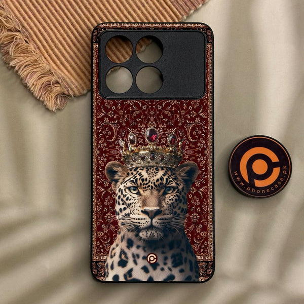Xiaomi Redmi K70 - Leopard - Premium Metal Printed Soft Bumper Shock Proof Case