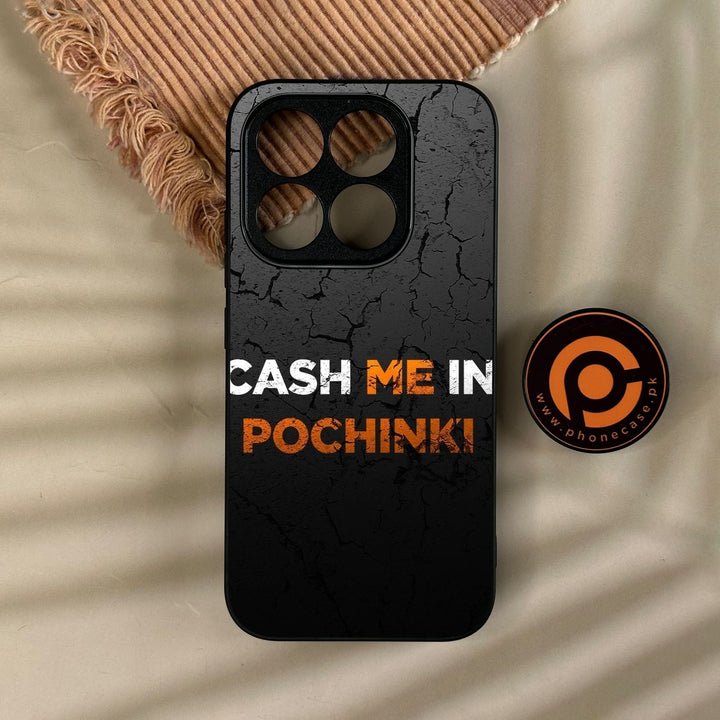 Xiaomi 17 - Cash Me - Premium Metal Printed Soft Bumper Shock Proof Case