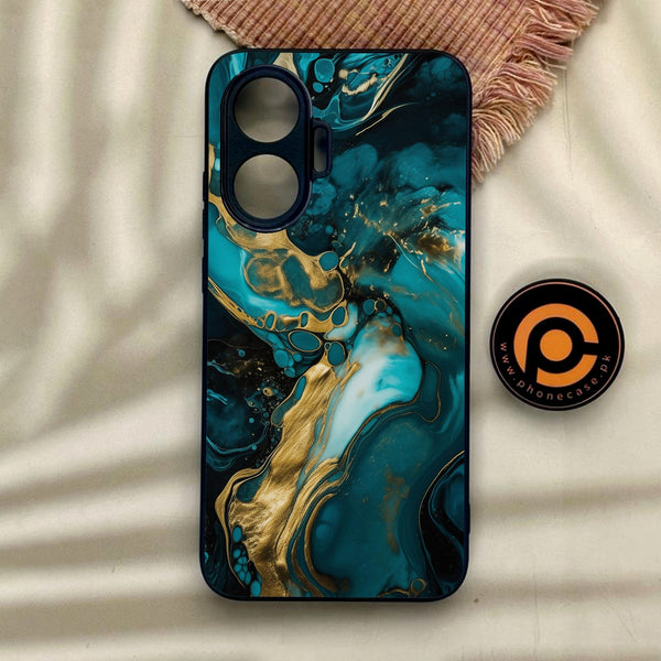 Xiaomi Redmi Turbo 4 Pro - Liquid Marble Design 3 - Premium Metal Printed Soft Bumper Shock Proof Case