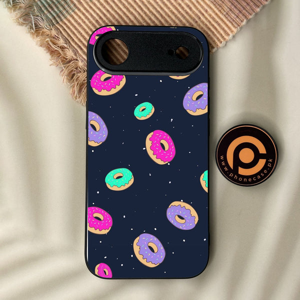 iPhone Air - Colorful Donuts - Premium Metal Printed Soft Bumper Shock Proof Case