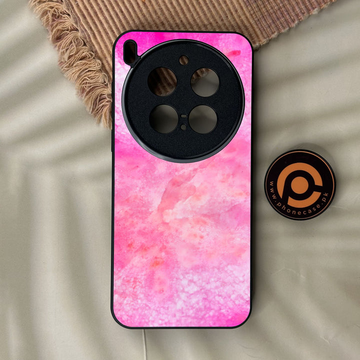 Vivo X300 Pro - Pink Marble 2.0 Design 5 - Premium Metal Printed Soft Bumper Shock Proof Case