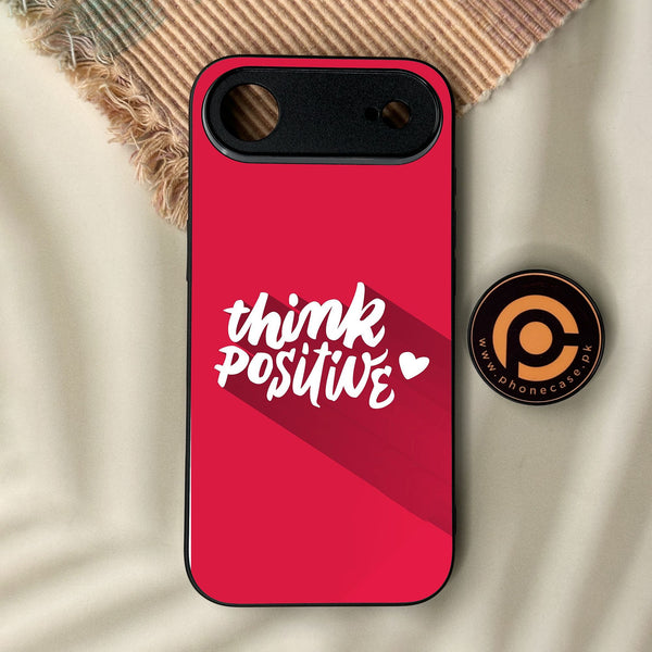 iPhone Air - Think Positive Design - Premium Metal Printed Soft Bumper Shock Proof Case
