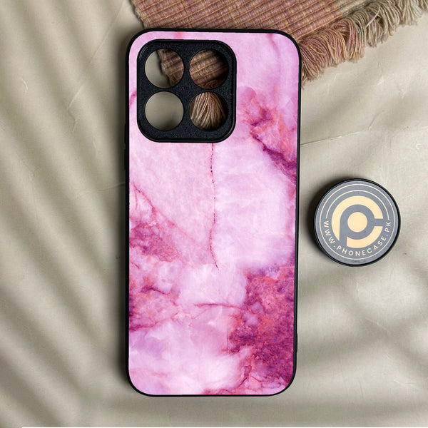 Honor X8b - Pink Design 5 - Premium Metal Printed Soft Bumper Shock Proof Case