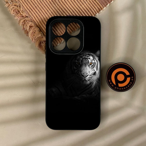 Xiaomi 17 - Tiger Design 10 - Premium Metal Printed Soft Bumper Shock Proof Case