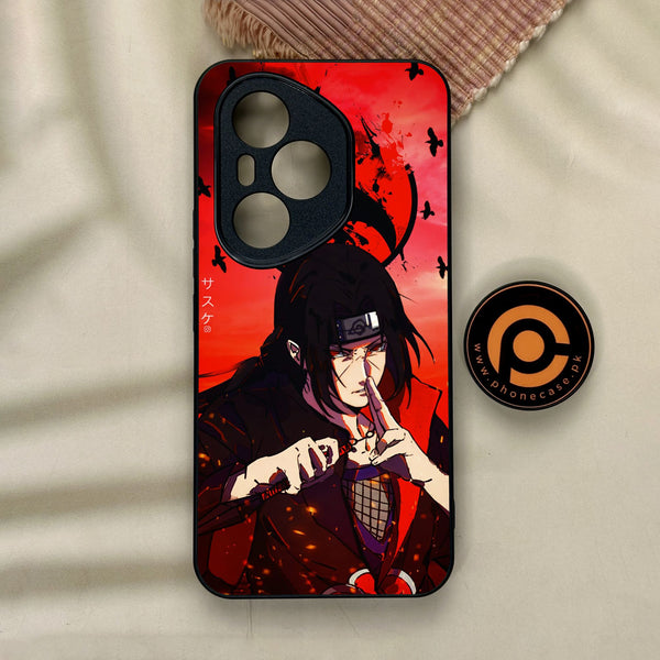Honor 400 Pro - Uchiha Itachi - Premium Metal Printed Soft Bumper Shock Proof Case