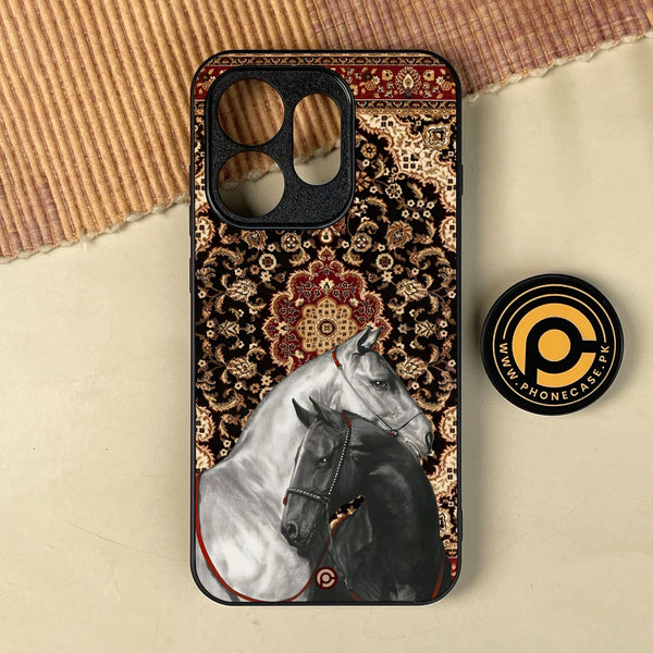 Oppo Reno 16 - Horse Heritage - Premium Metal Printed Soft Bumper Shock Proof Case