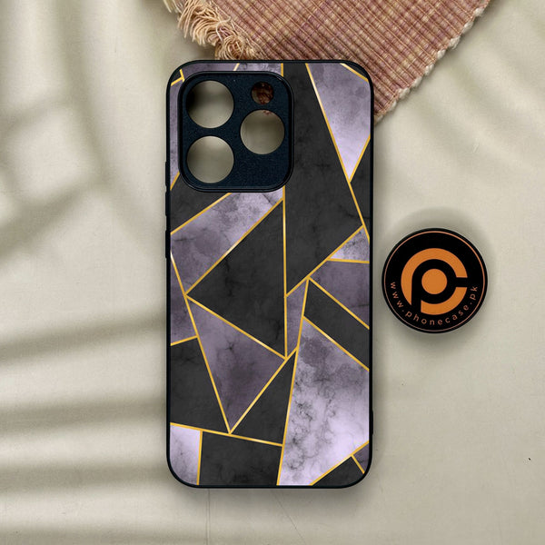 Realme 15T - Geometric Design 8 - Premium Metal Printed Soft Bumper Shock Proof Case