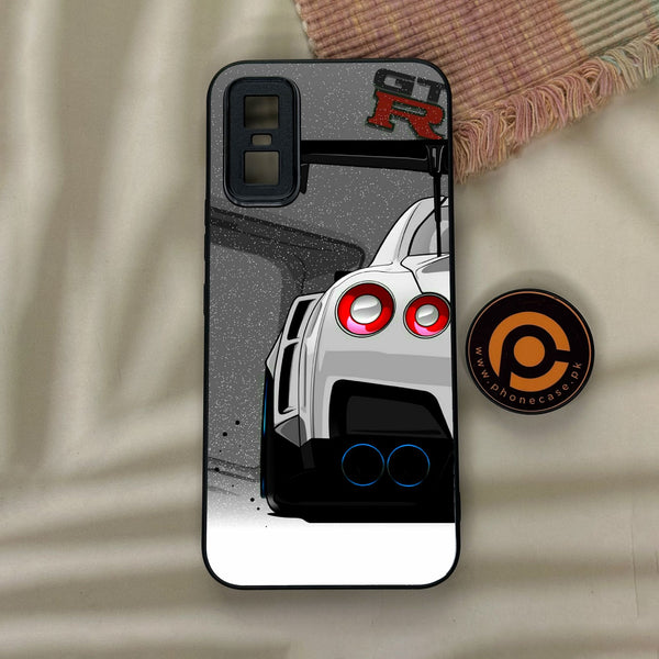 Infinix GT 30 Pro - Racing Series 2.0 Design 5 - Premium Metal Printed Soft Bumper Shock Proof Case