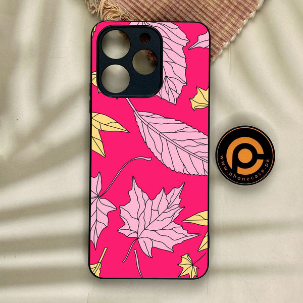 Realme Note 70 - Floral Series Design 6 - Premium Metal Printed Soft Bumper Shock Proof Case