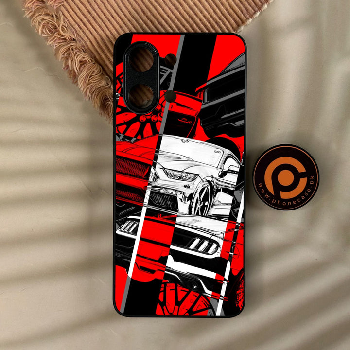 Vivo Y05 - Racing Series 2.0 Design 6 - Premium Metal Printed Soft Bumper Shock Proof Case