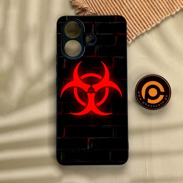Vivo V60 Lite  - Biohazard Design 6 - Premium Metal Printed Soft Bumper Shock Proof Case