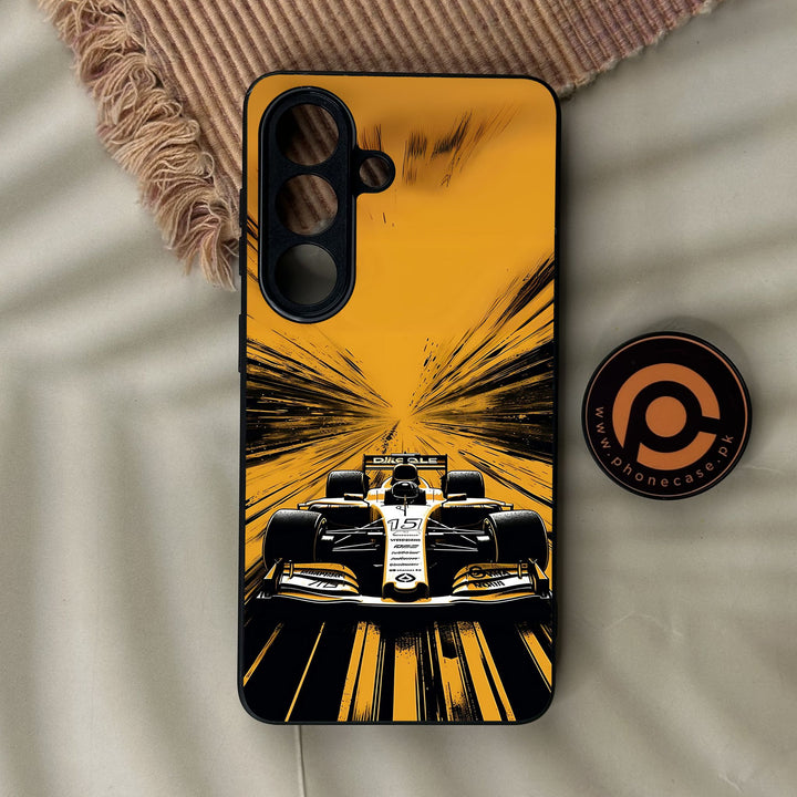 Samsung Galaxy S26 - Formula 1 Design 4 - Premium Metal Printed Soft Bumper Shock Proof Case