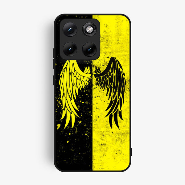 Motorola Edge 70 Fusion Plus - Angel 2.0 Design 1 - Premium Metal Printed Soft Bumper Shock Proof Case