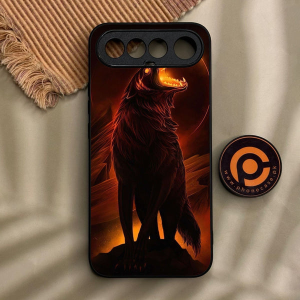 Realme  16 5G - Wolf Design 6 - Premium Metal Printed Soft Bumper Shock Proof Case