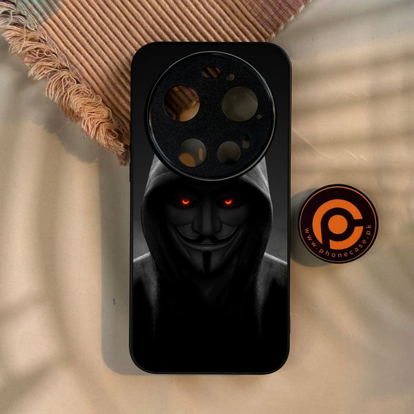 Xiaomi 17 Ultra - Anonymous 2.0 Design 4 - Premium Metal Printed Soft Bumper Shock Proof Case