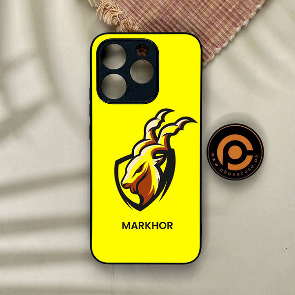 Realme 15T - Markhor Design 8 - Premium Metal Printed Soft Bumper Shock Proof Case