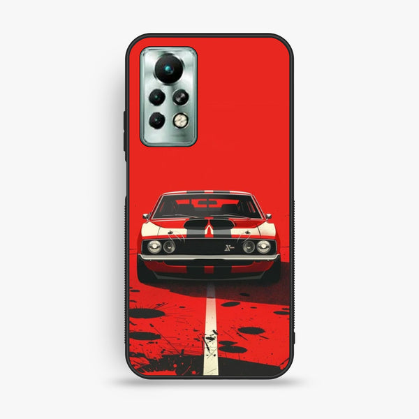 Infinix Note 11 Pro - Classic Racer Vibes - Premium Metal Printed Soft Bumper Shock Proof Case