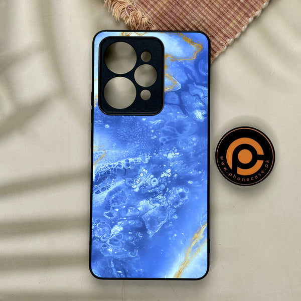 Realme 15 Pro - Blue 2.0 Design 2 - Premium Metal Printed Soft Bumper Shock Proof Case