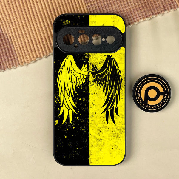 Google Pixel 11 - Angel 2.0 Design 1 - Premium Metal Printed Soft Bumper Shock Proof Case