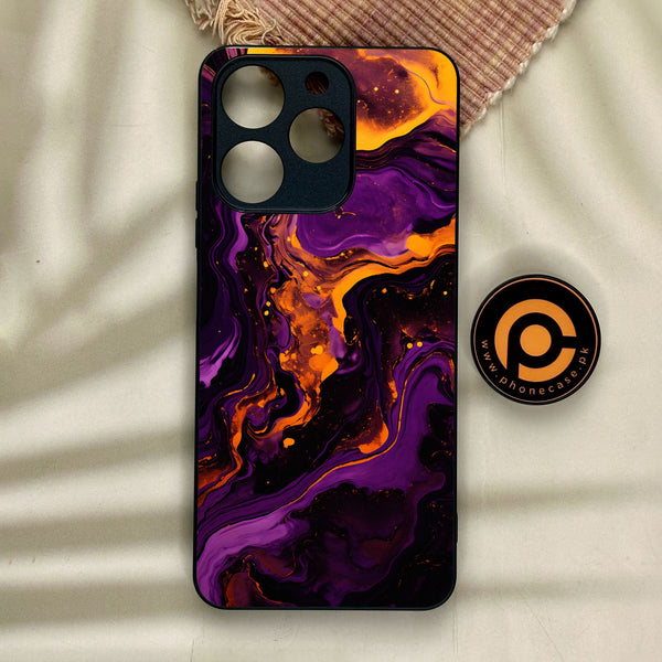 Realme Note 70 - Liquid Design 7 - Premium Metal Printed Soft Bumper Shock Proof Case