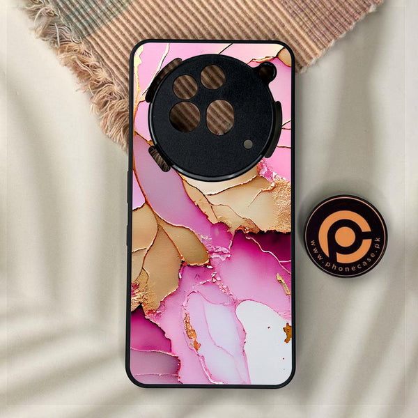Nothing Phone 3a Pro - Pink Marble 2.0 Design 4 - Premium Metal Printed Soft Bumper Shock Proof Case