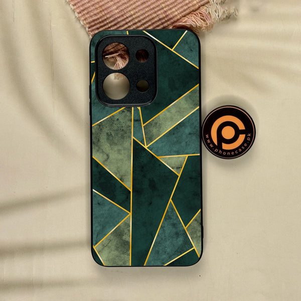 Xiaomi Redmi 15C - Geometric Design 5 - Premium Metal Printed Soft Bumper Shock Proof Case