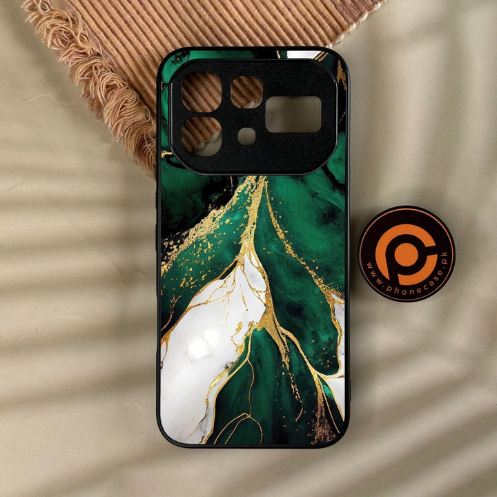 Infinix Note 60 Pro - Liquid Marble Design 7 - Premium Metal Printed Soft Bumper Shock Proof Case