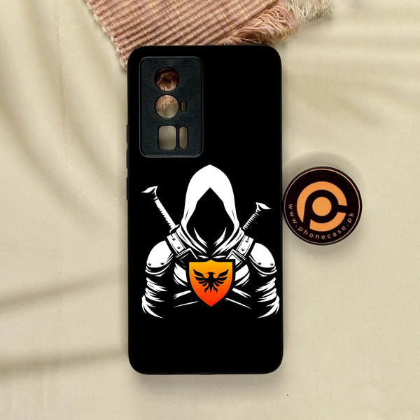 Xiaomi Redmi K60 Pro - Minimalistic Design 6 - Premium Metal Printed Soft Bumper Shock Proof Case