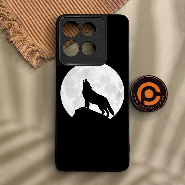 Motorola Moto G56 - Wolf Design 3 - Premium Metal Printed Soft Bumper Shock Proof Case