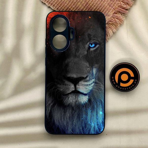 Xiaomi Poco F7 - Tiger Design 4 - Premium Metal Printed Soft Bumper Shock Proof Case