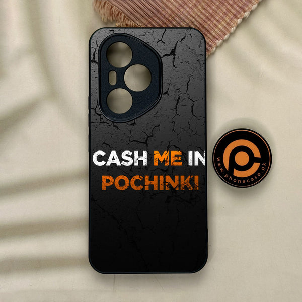 Honor 400 Pro - Cash Me - Premium Metal Printed Soft Bumper Shock Proof Case