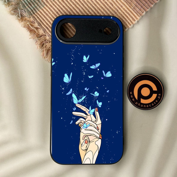 iPhone Air - Butterflies Design 2 - Premium Metal Printed Soft Bumper Shock Proof Case