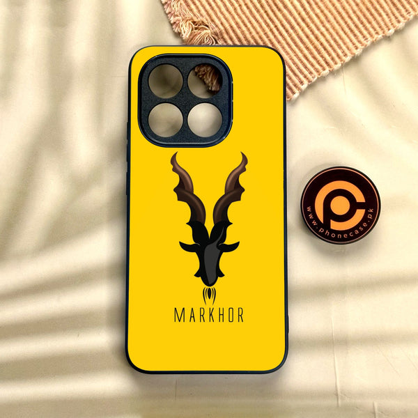 Xiaomi 15T - Markhor Design 1 - Premium Metal Printed Soft Bumper Shock Proof Case