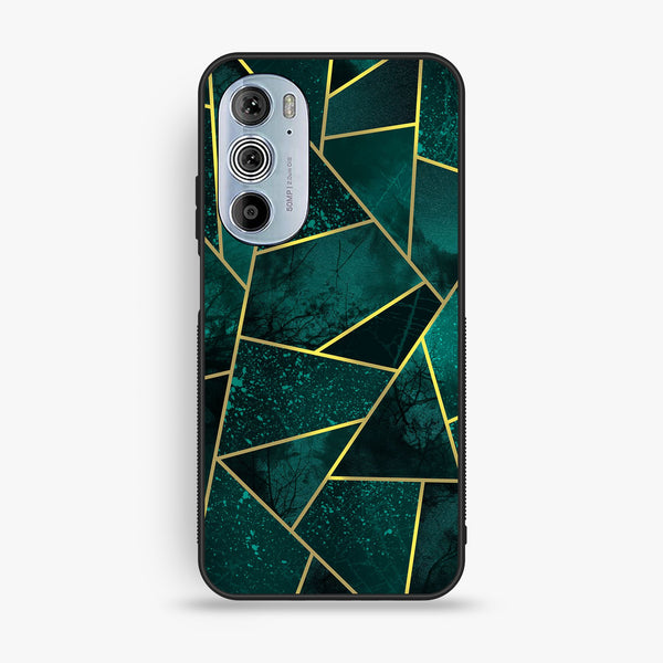 Motorola Edge 30 Pro - Geometric Design 9 - Premium Metal Printed Soft Bumper Shock Proof Case