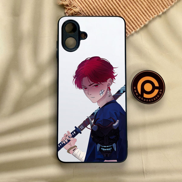 Samsung Galaxy A07 - Anime Series Design 8 - Premium Metal Printed Soft Bumper Shock Proof Case