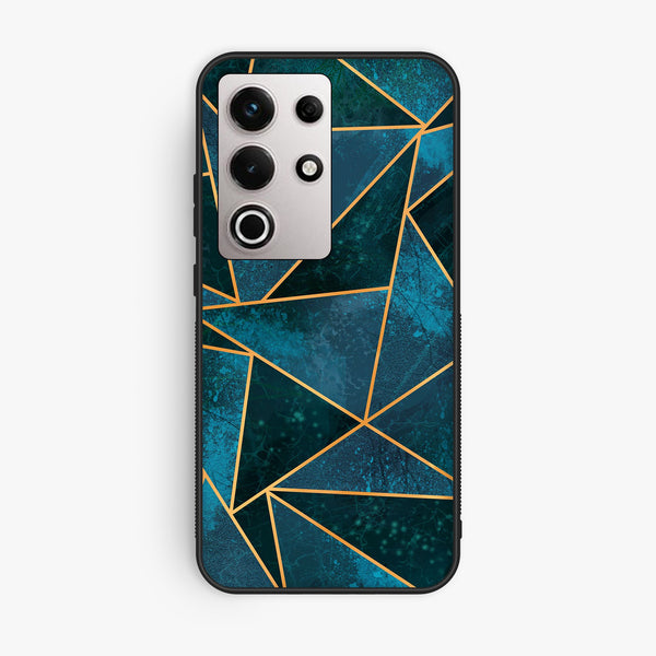 Itel S25 Ultra - Geometric Design 6 - Premium Metal Printed Soft Bumper Shock Proof Case