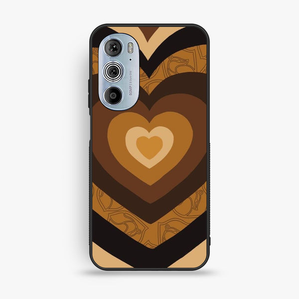 Motorola Edge 30 Pro - Heart 2.0 Design 5 - Premium Metal Printed Soft Bumper Shock Proof Case