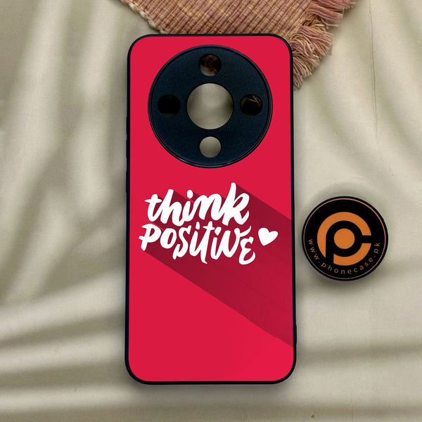Honor x9d - Think Positive Design - Premium Metal Printed Soft Bumper Shock Proof Case